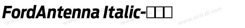 FordAntenna Italic字体转换